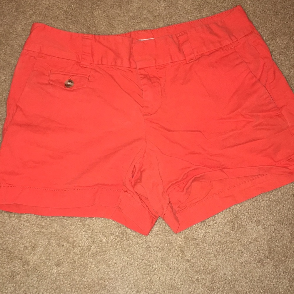 Orange loft shorts